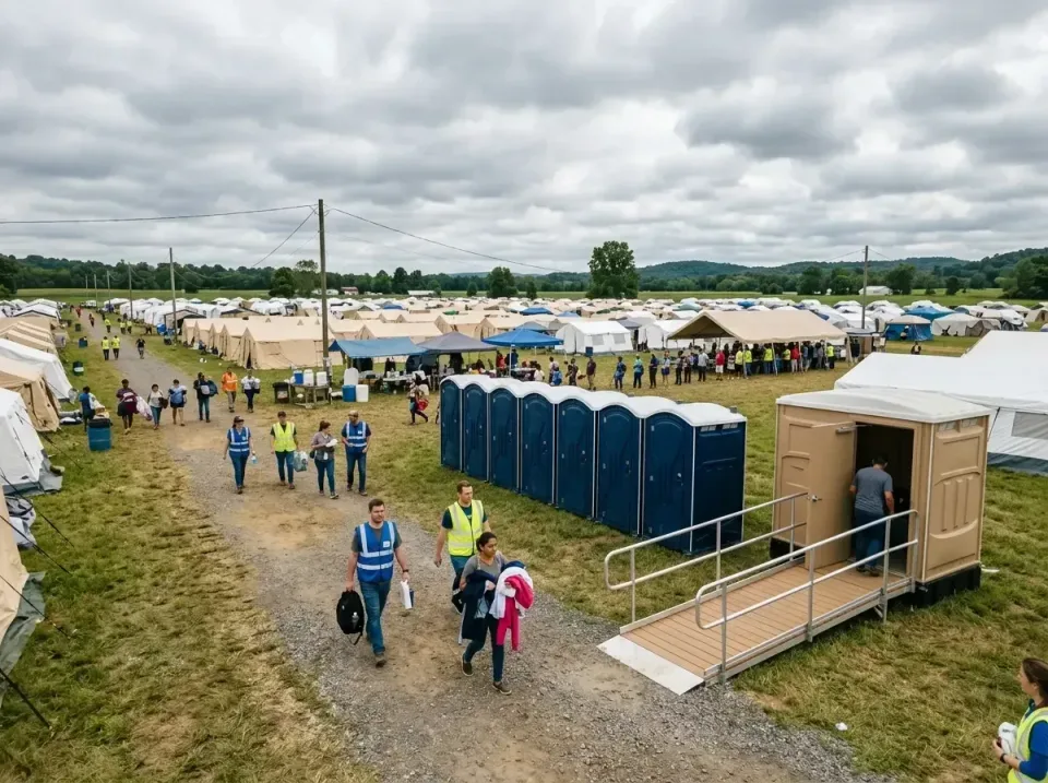 disaster-relief-camp-restrooms-010 — frequently asked questions, Dumpster & Portable Bathrooms Rental in Gooding, ID